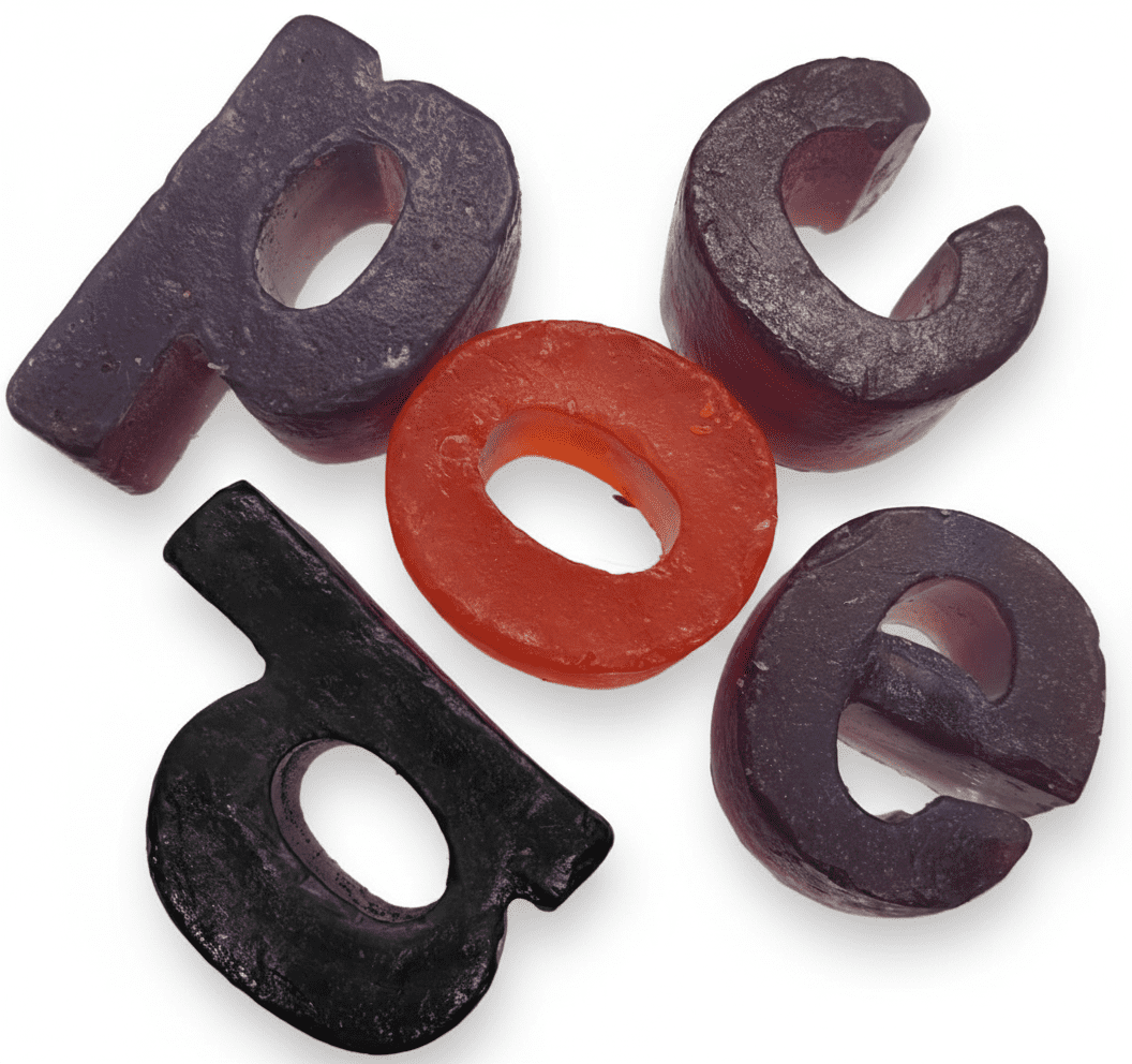 Alphabet soap